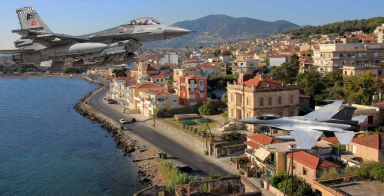 Νέα σκληρή εμπλοκή με οπλισμένα τούρκικα F-16 – Δυτικά της ν. Λέσβου